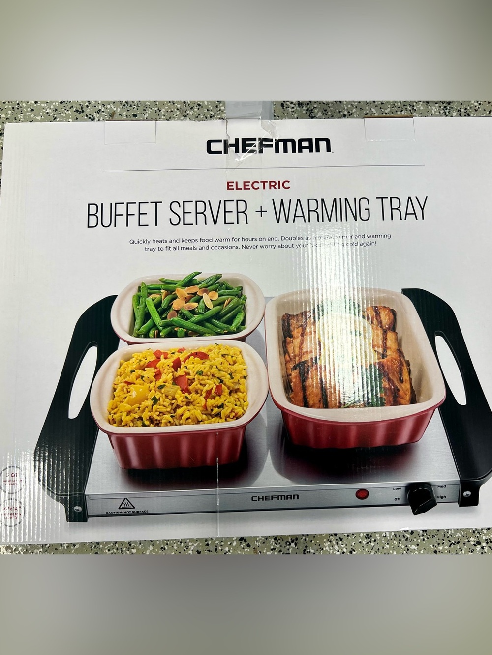 NEW IN BOX Chefman Electric Buffet Server and Warming Tray